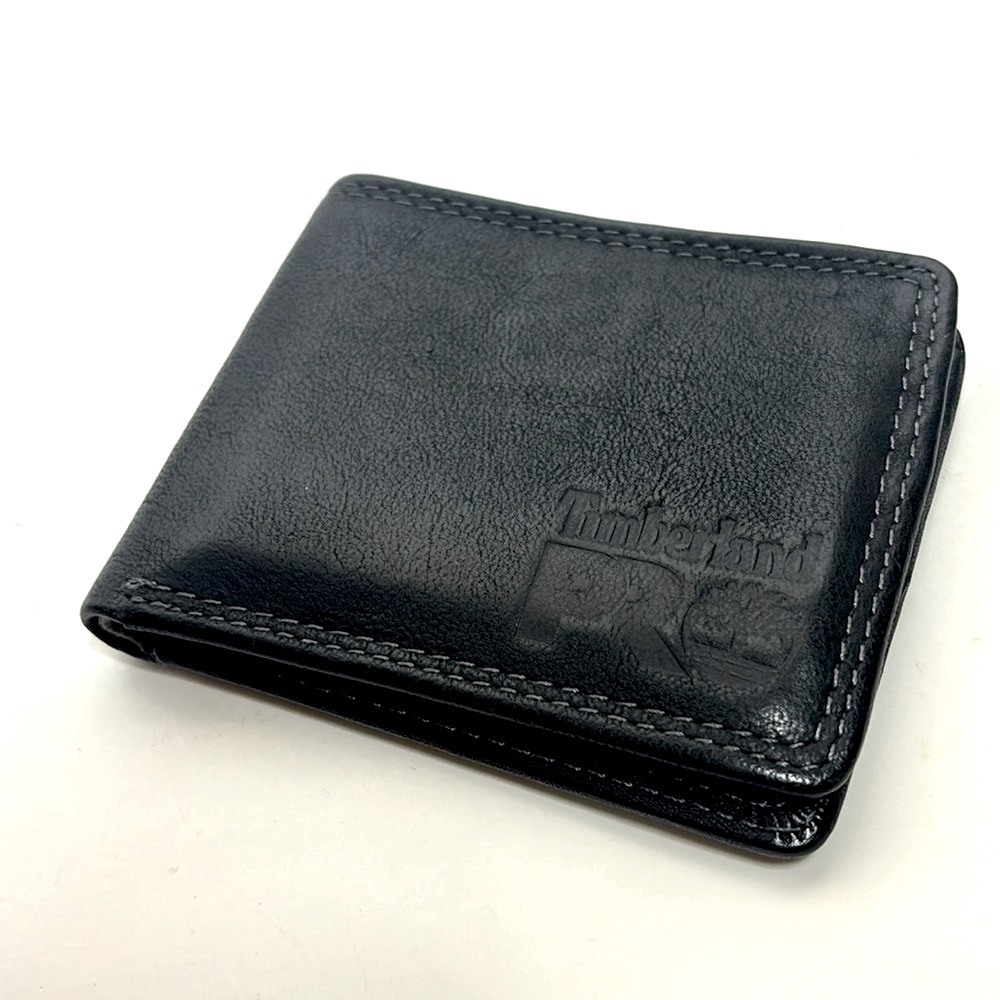 Timberland Pro | Black Leather Utility Wallet | Money Holder Card Holder PRO